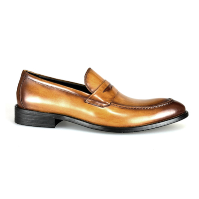 Golden Waltz-紳士鞋211056-06棕色 樂福鞋